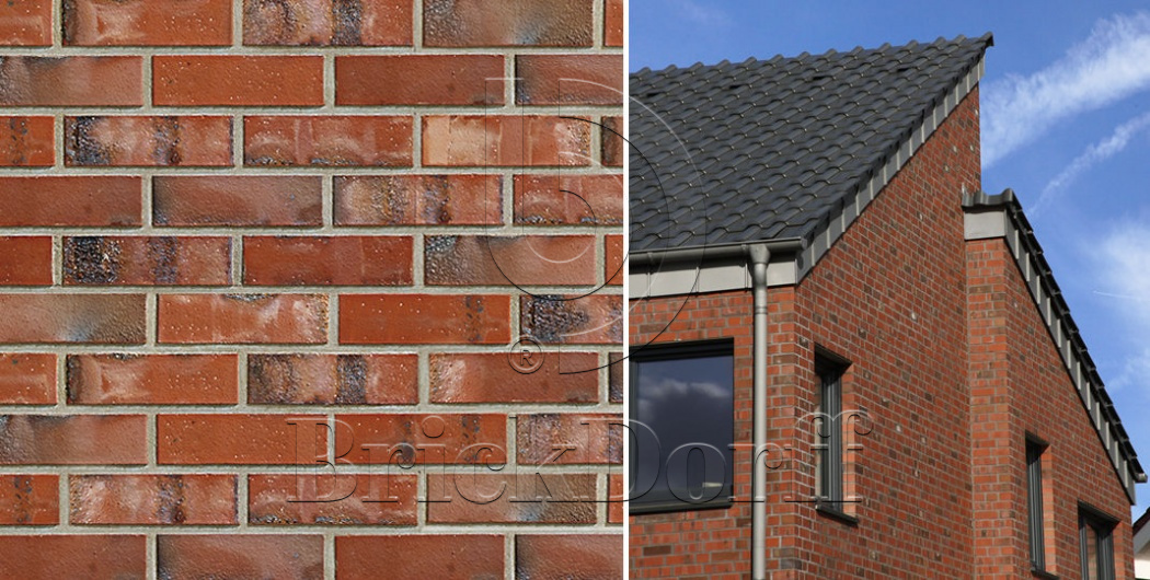 Кирпич облицовочный Клинкерный ABC 103 Artland rot Kohlebrand glatt NF 240*115*71 мм