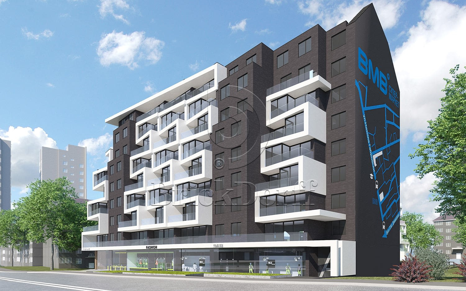 Tempio Rustikotta ANTHRACITE 200x400x14мм Дранка керамическая плитка для навесного вент Фасада и Кровли