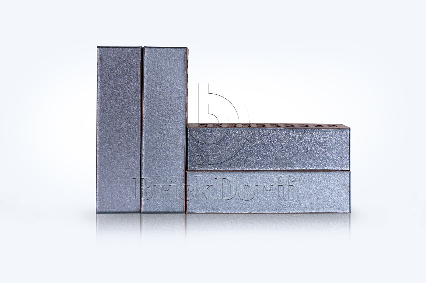 КГ Metallic Premium 1НФ 250*120*65 серый металик кирпич лицевой облицовочный керамический пустотелый