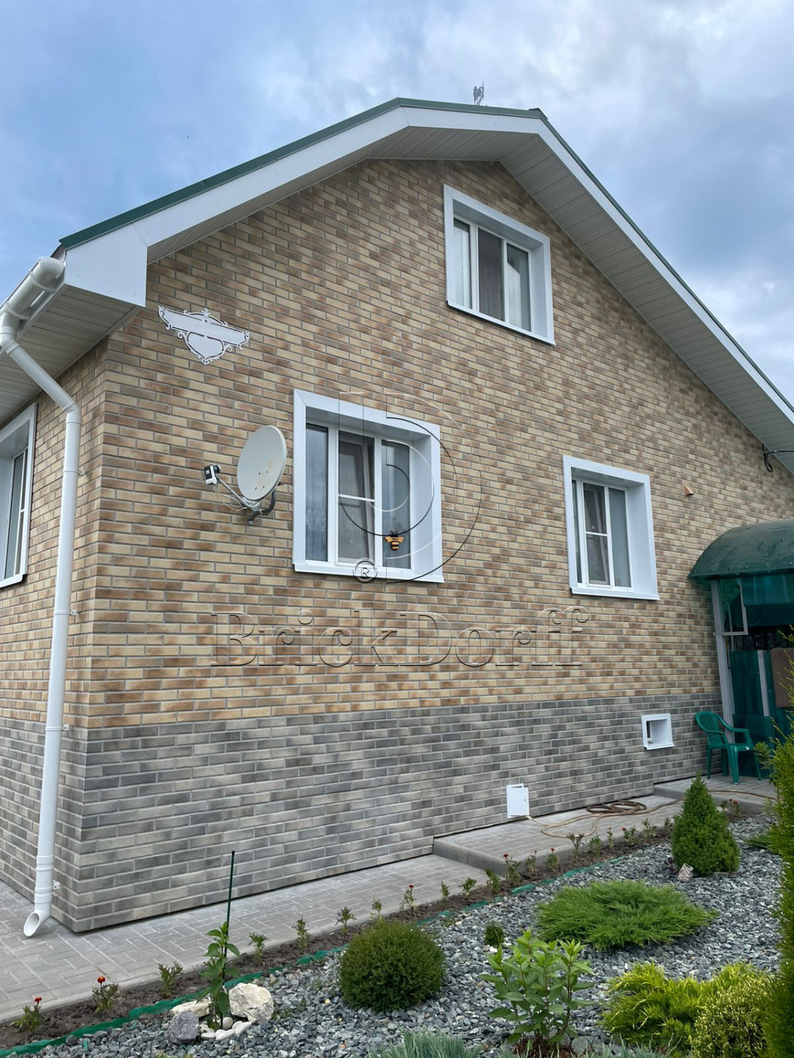 Retro Brick Pepper фасадная термопанель из пенополистирола ППС 40 мм с клинкерной плиткой