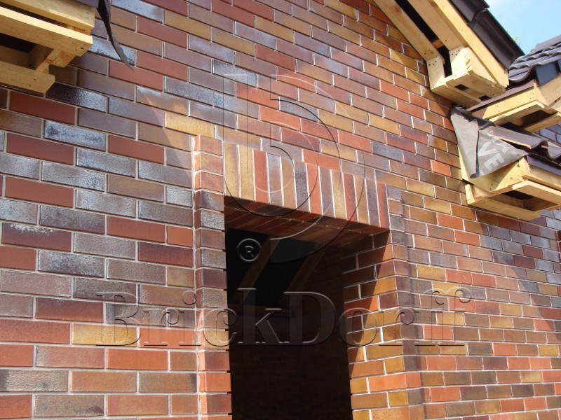 Кирпич облицовочный Клинкерный ABC 7554 Norderney blau-bunt Schmolz glatt NF 240*115*71 мм