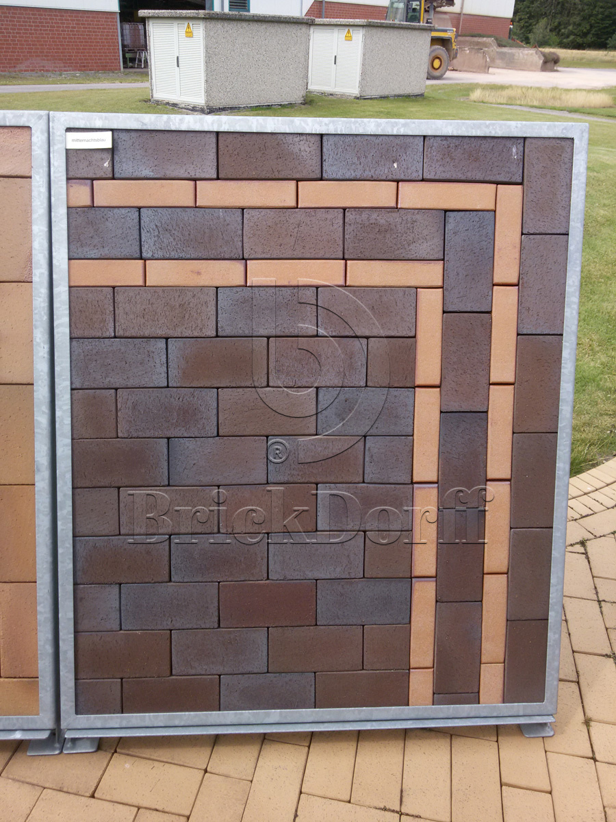 Тротуарная плитка / брусчатка Клинкерная ABC Mitternachtblau (Миттерначтблау), 200*100*52 мм