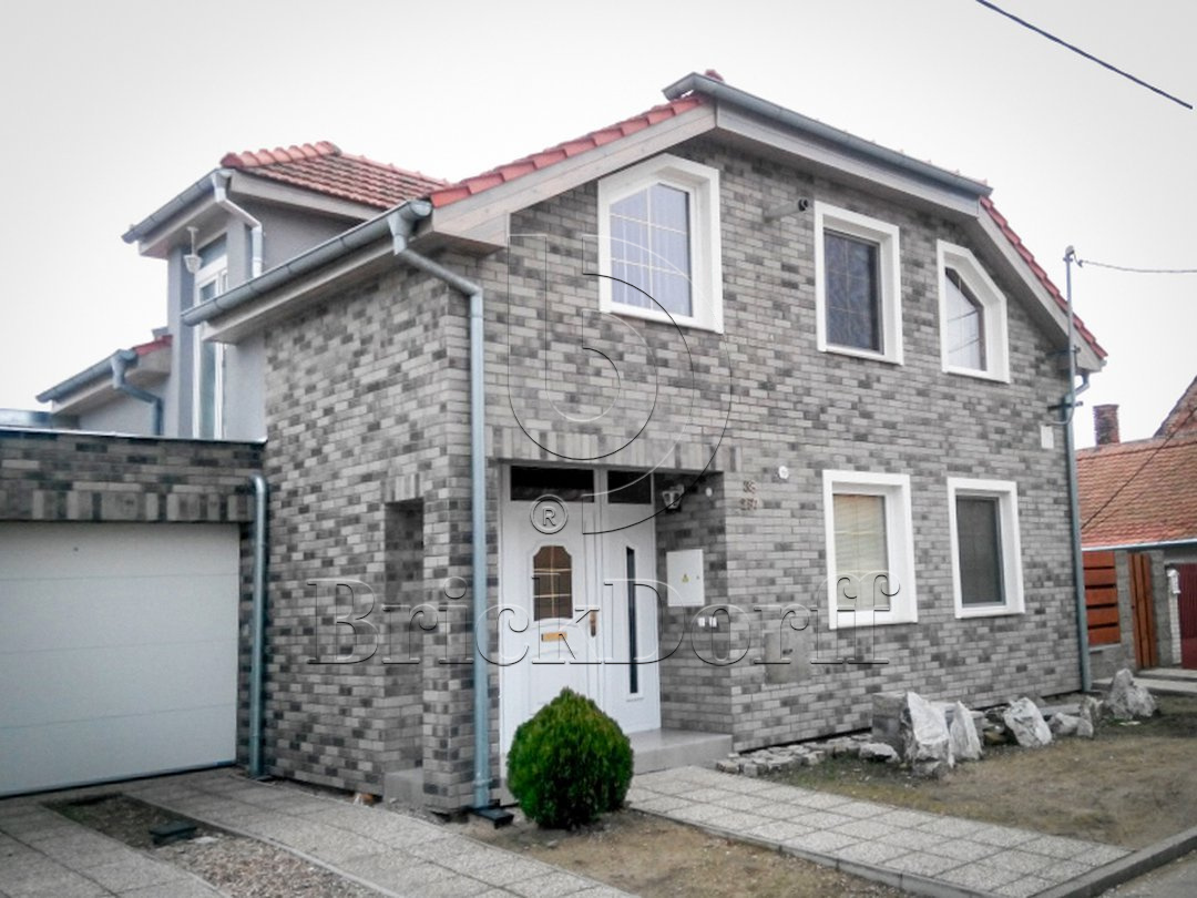 Фасадная и Интерьерная клинкерная плитка под кирпич Cerrad Piatto gris 300*74*9 мм