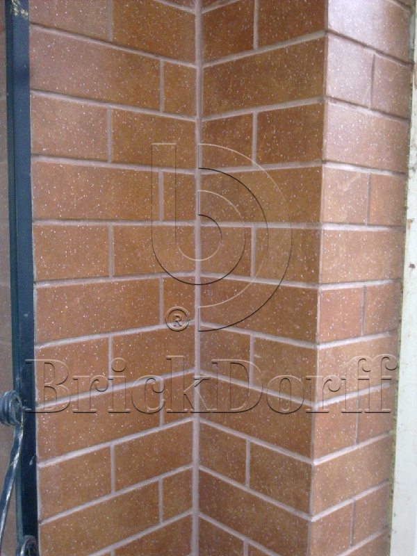 Клинкерная фасадная плитка облицовочная под кирпич Stroeher (Штроер) Keravette Shine 841 rosso гладкая NF10, 240*115*10 мм