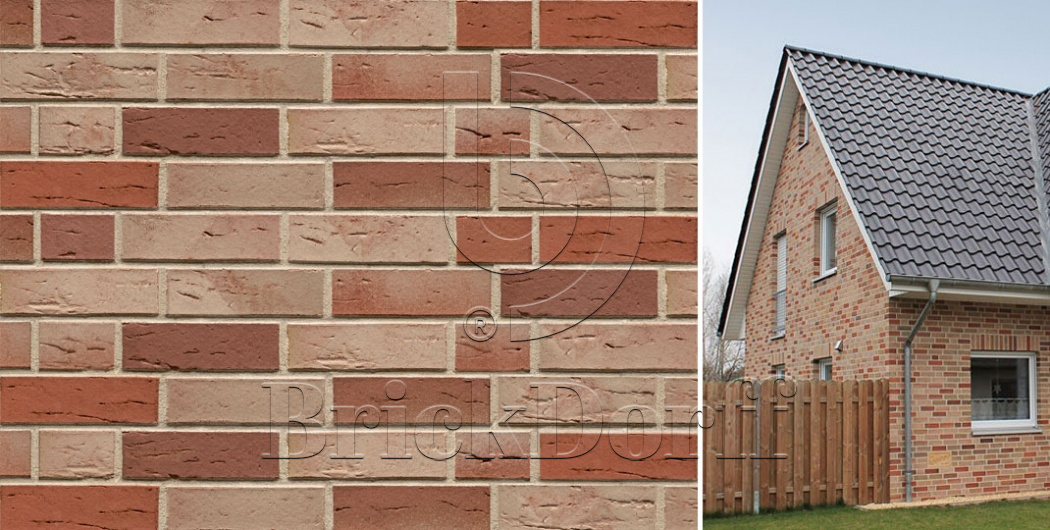 Кирпич облицовочный Клинкерный ABC 958 Grafschafter Barock 55NF 240*71*55 мм