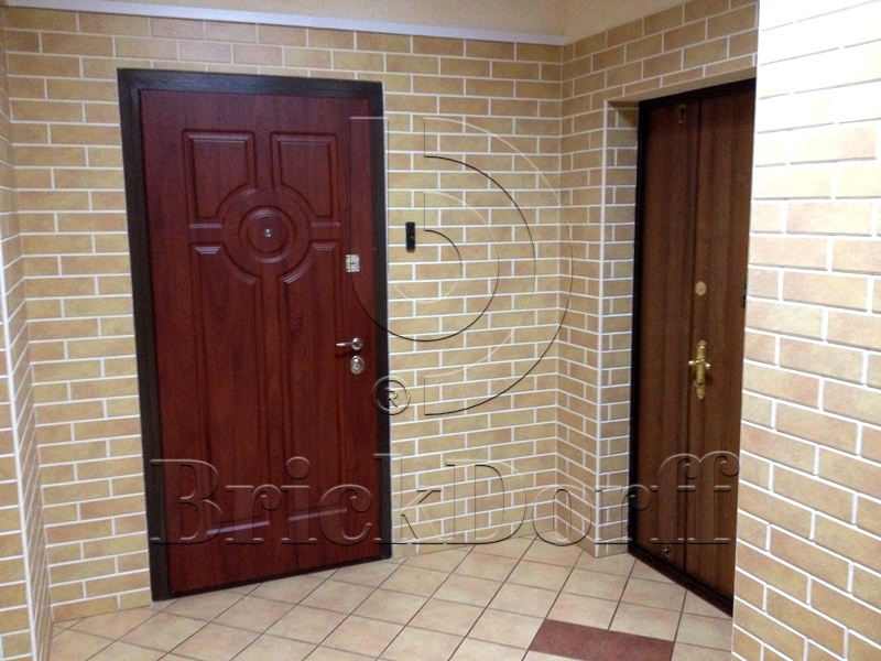 Клинкерная фасадная плитка облицовочная под кирпич Stroeher (Штроер) Keravette Shine 834 giallo гладкая NF10, 240*115*10 мм