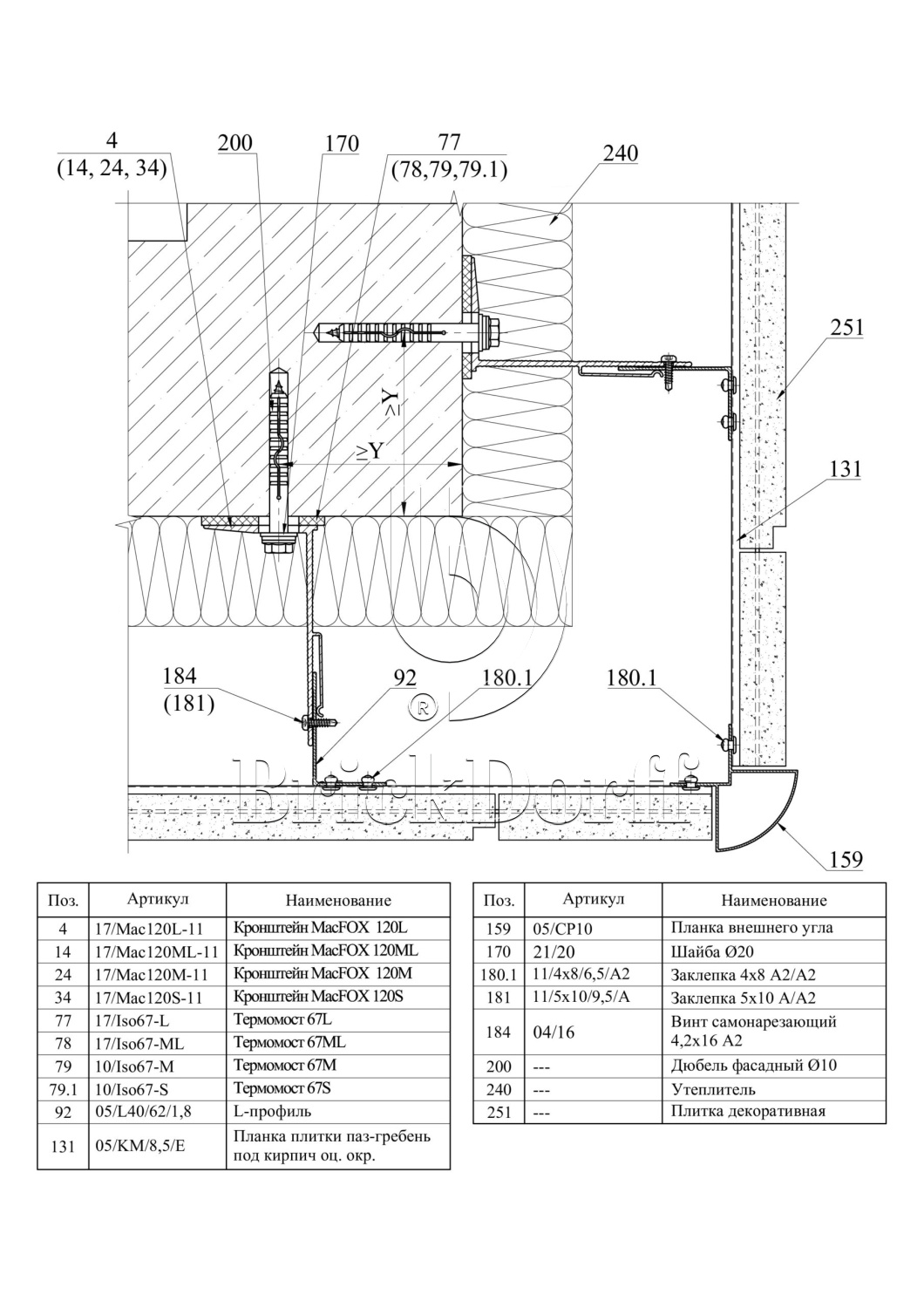 Система НВФ для бетонной пазогребневой плитки · MTC-v-350