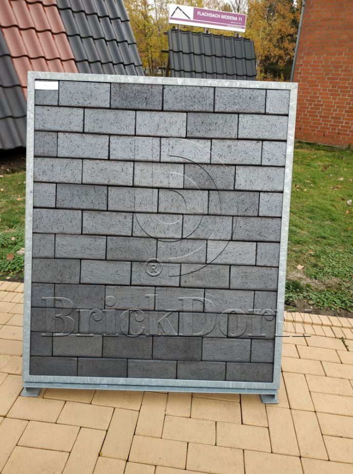 Тротуарная плитка Клинкерная ABC Berlin blau-anthrazit (Берлин блау-антхразит), 200*100*20 мм