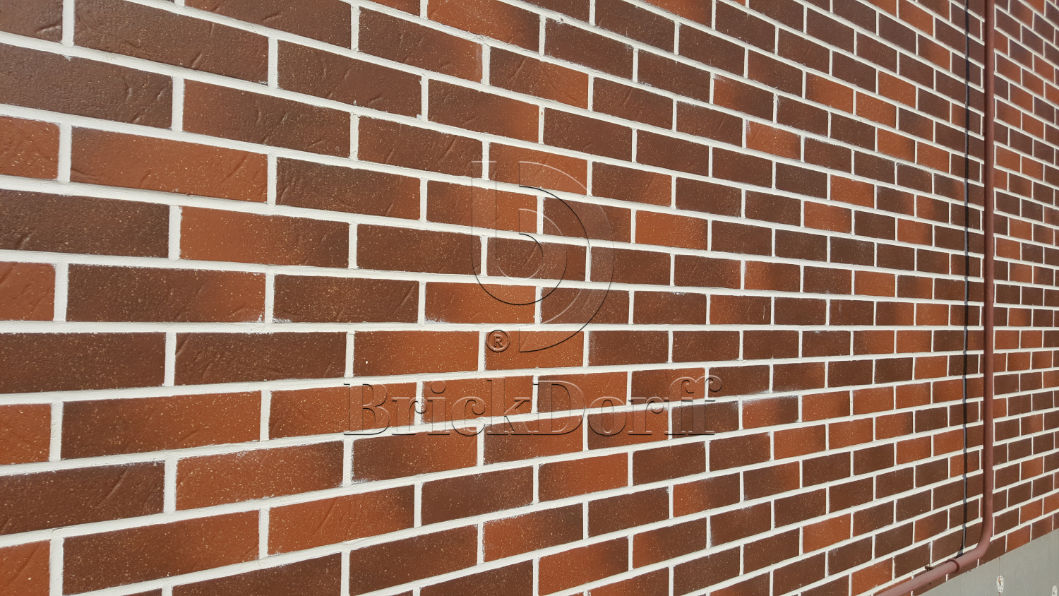 ABC Rotbunt Struktur 240*71*8 мм Клинкерная фасадная плитка облицовочная под кирпич