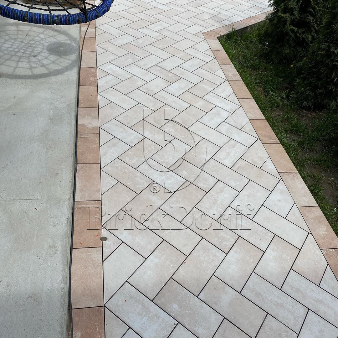 Клинкерная плитка Scandiano Beige 300X148х7 мм морозостойкая фасадная и цокольная плитка