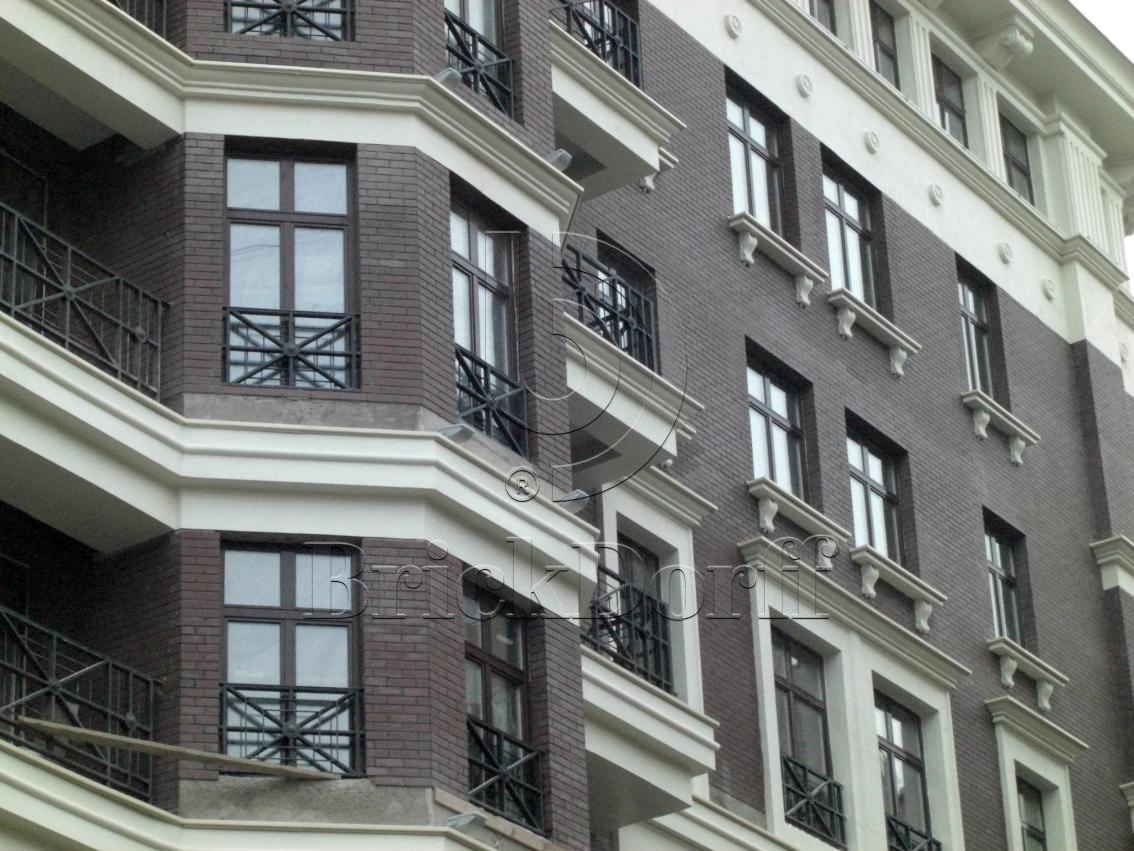 Клинкерная фасадная плитка облицовочная под кирпич ABC Dresden genarbt, 240*71*10 мм