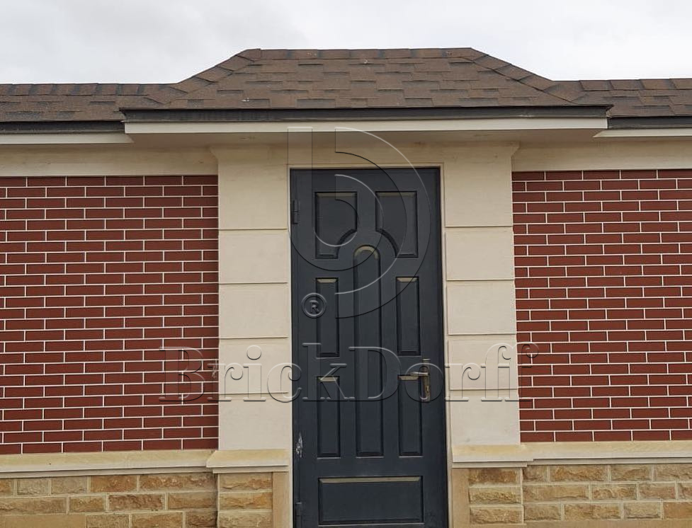 NATURAL ROSA 245X66х7,4 мм Клинкерная фасадная плитка под кирпич облицовочная терракотовая