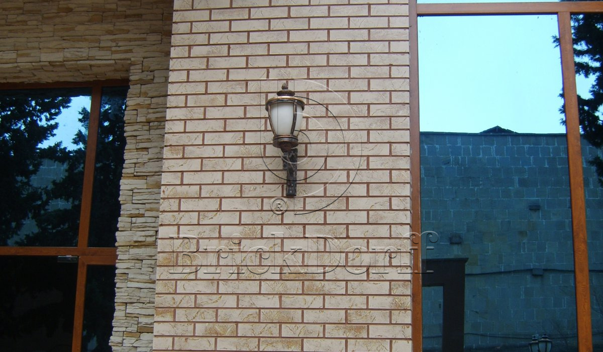 Фасадная Термопанель из пенополистирола ППС 60 мм, с клинкерной плиткой Austria Salzburg 240*71*8 мм