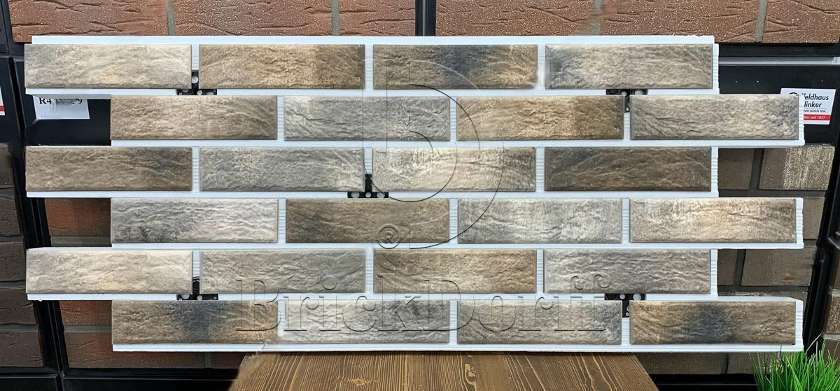 Loft Brick Pepper фасадная термопанель из пенополистирола ППС 100 мм с клинкерной плиткой