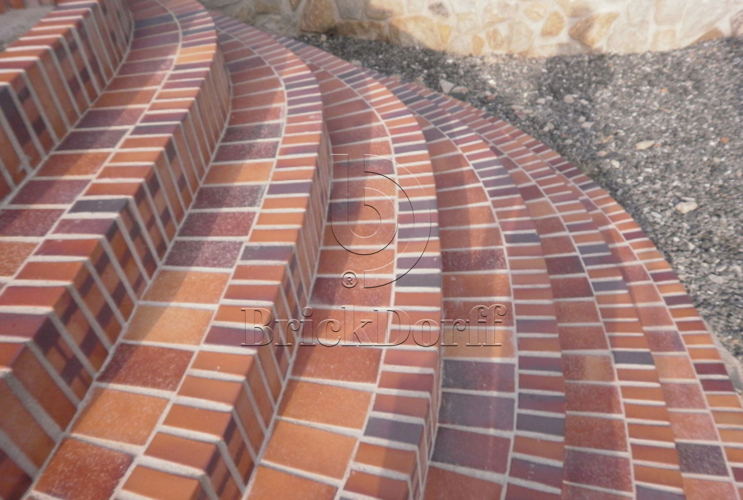 Тротуарная плитка / брусчатка Клинкерная ABC Herbstlaub-geflammt (Хербстлауб-гефламмт), 200*100*45 мм