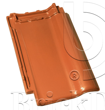 Керамическая черепица рядовая Roben Piemont медный красно-коричневый ангоб