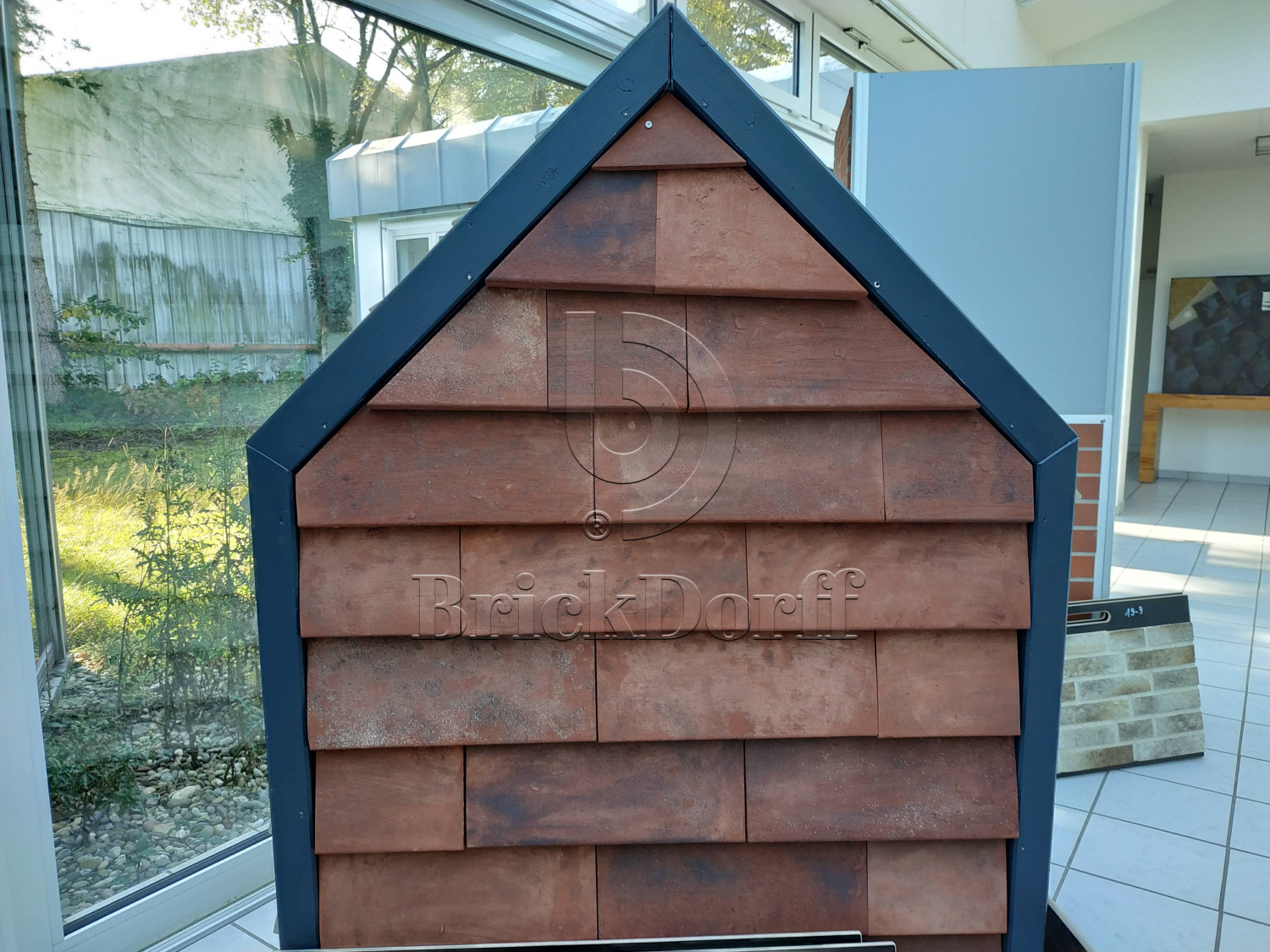 NORDIC 15 Kaminrot schwarz-besandet 400x175x30x14, ABC Клинкерная плитка для навесного вент Фасада и Кровли