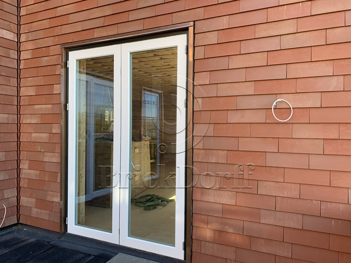 NORDIC Rot schwarz-besandet 365x250x30x14, ABC Клинкерная плитка для навесного вент Фасада и Кровли