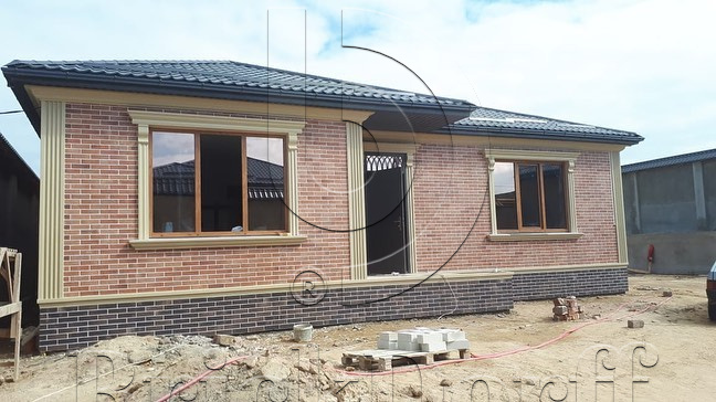 SCANDIANO ROSSO 245X66х7,4 мм Клинкерная фасадная плитка под кирпич облицовочная песочный терракот