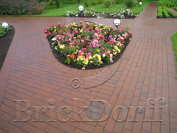 Тротуарная плитка / брусчатка Клинкерная ABC Kiel-Heidebunt (Киел-Хеидебунт), 200*100*45 мм