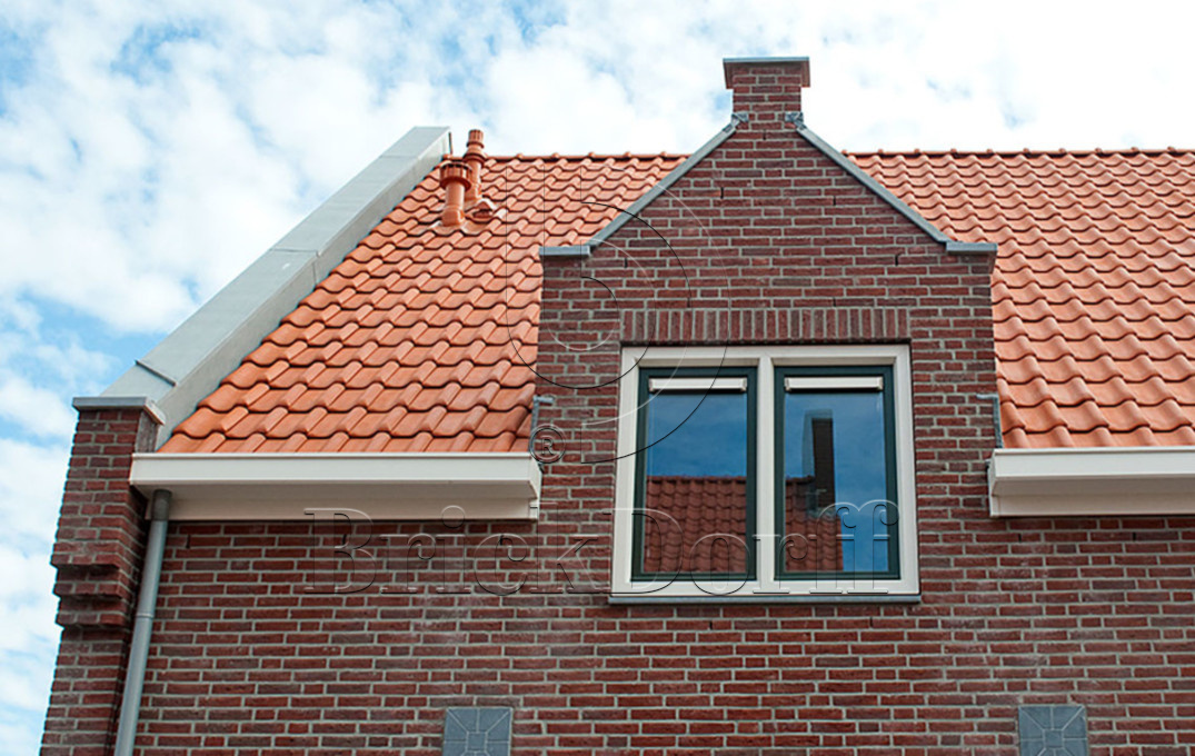 Керамическая черепица рядовая Roben Piemont натуральный красный