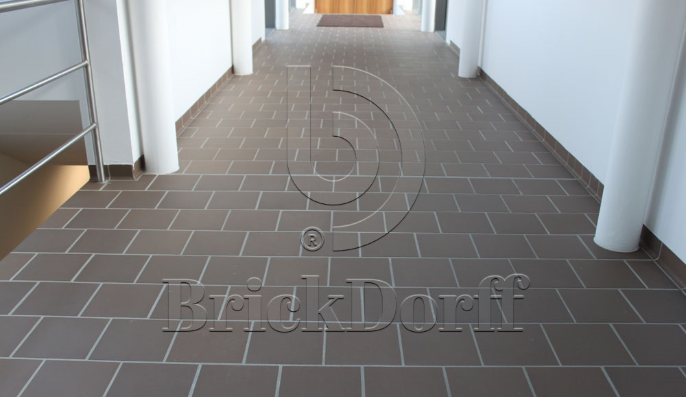 Кислотоупорная Клинкерная напольная плитка для промышленных помещений ABC Objekta Braun 240*115*10 мм