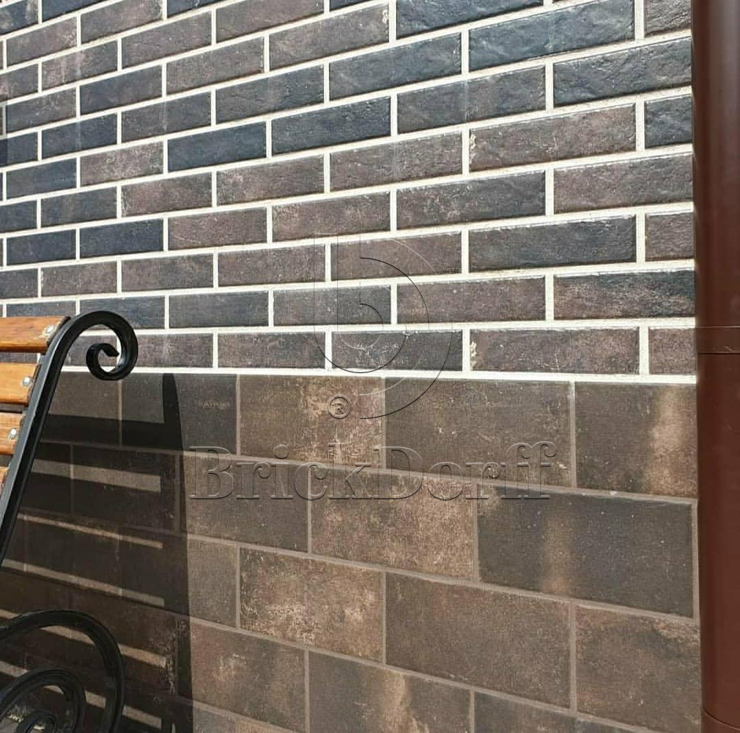 Клинкерная плитка Scandiano Brown 300X148х7 мм морозостойкая фасадная и цокольная плитка