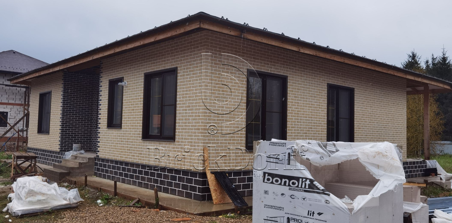 Loft Brick Salt фасадная термопанель из пенополистирола ППС 50 мм с клинкерной плиткой