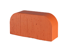 12.101114L Кирпич радиусный полнотелый красный Lode JANKA F14 гладкий, 250*120*65 мм