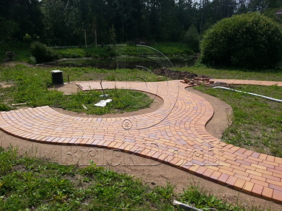 Тротуарная плитка / брусчатка Клинкерная ABC Herbstlaub-geflammt hell (Хербстлауб-гефламмт хелл), 200*100*52 мм