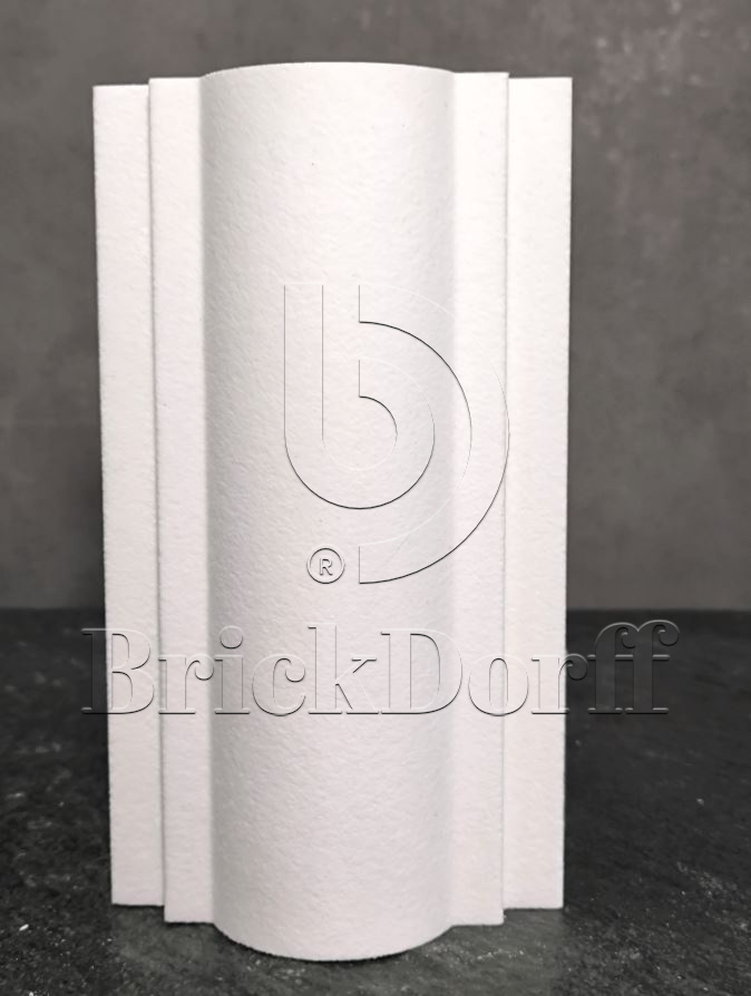 Молдинг для фасада - лепнина, декор из пенополистирола МВ-110/3 (МС-113) 110*40*2000 мм