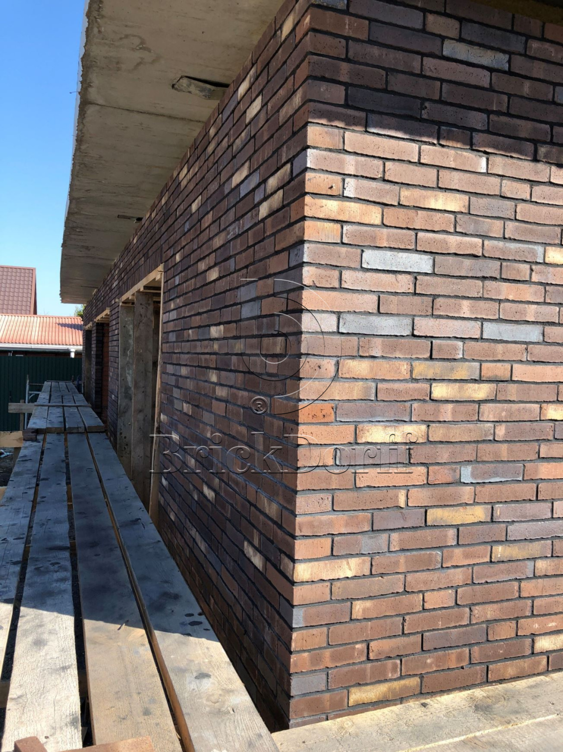 Amarante DF 210х24х65 мм, Фасадная и Интерьерная Плитка ручной формовки под кирпич Engels baksteen