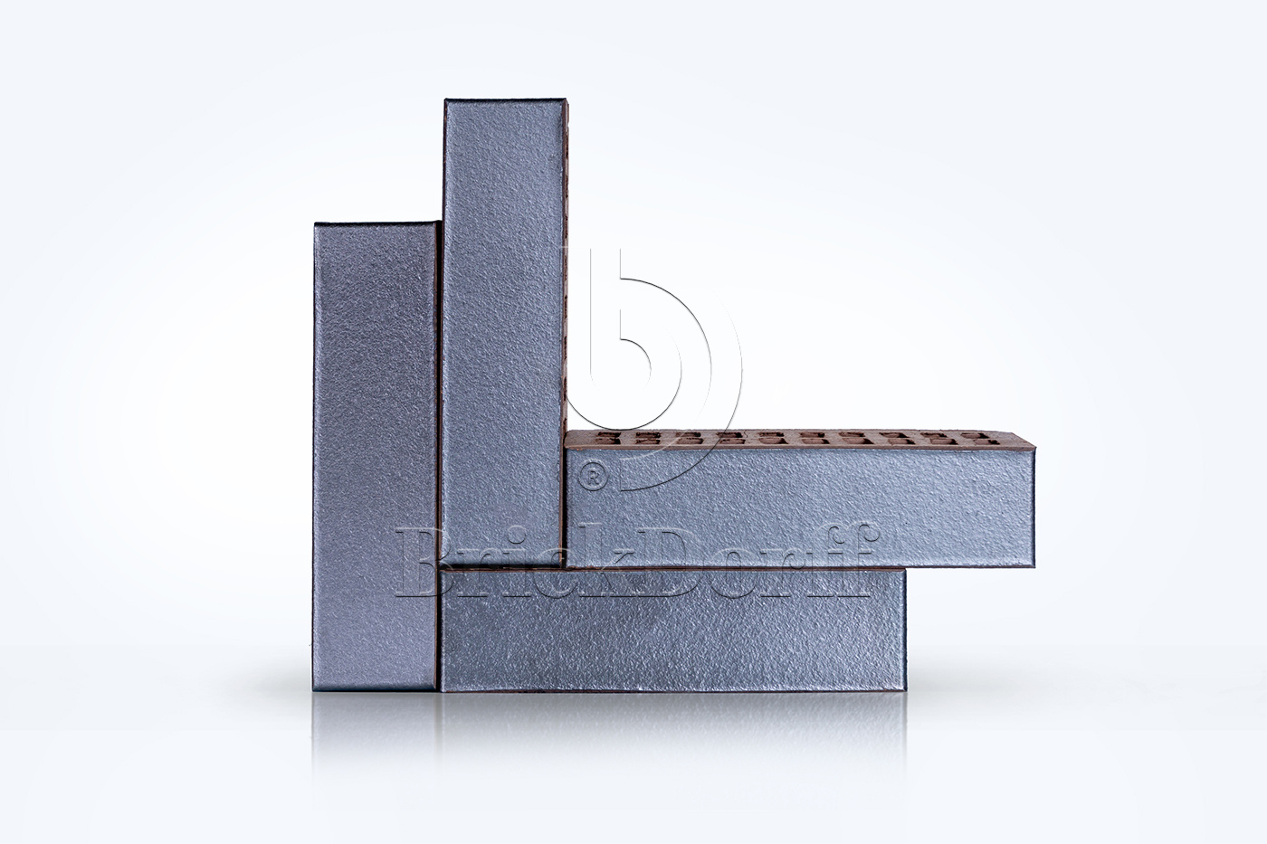 КГ Metallic Premium 1НФ 250*120*65 серый металик кирпич лицевой облицовочный керамический пустотелый