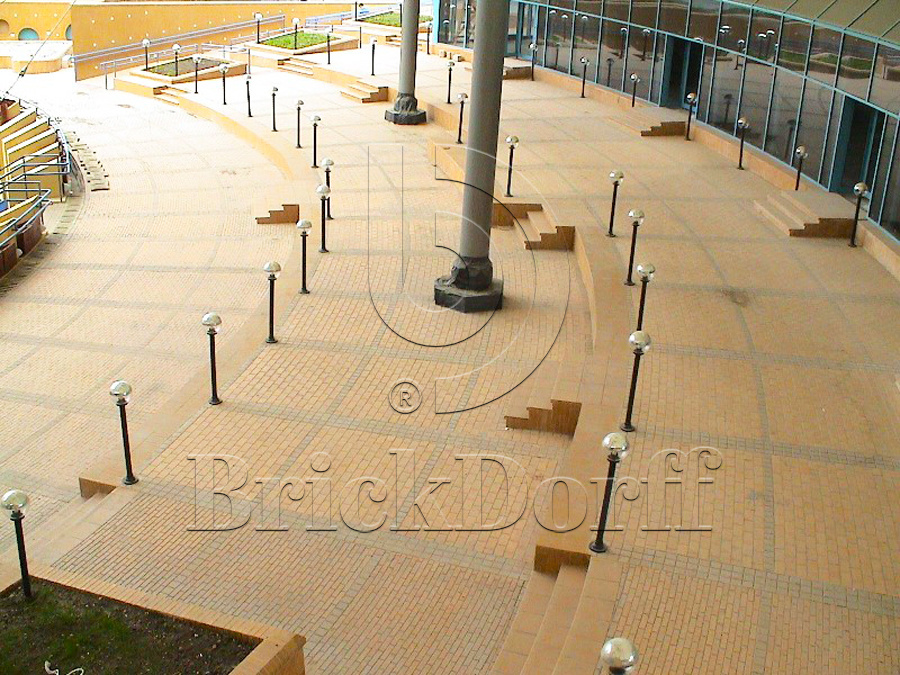 Тротуарная плитка / брусчатка Клинкерная ABC Lederfarben nuanciert (Ледерфарбен нуанкиерт), 200*100*45 мм