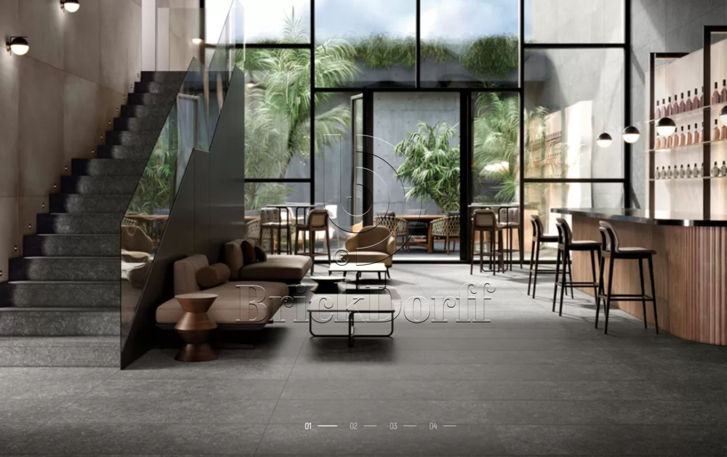 Ardenas ANTRACITA Exagres 330*330*10 мм, напольная клинкерная плитка противоскользящая