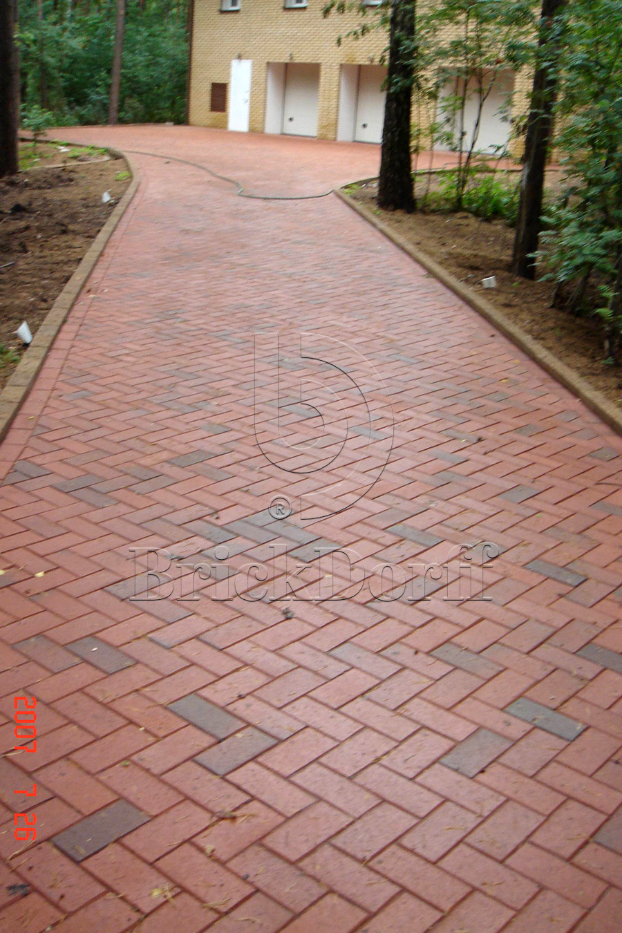 Тротуарная плитка / брусчатка Клинкерная ABC Recker-bunt (Реккер-бунт), 200*100*52 мм