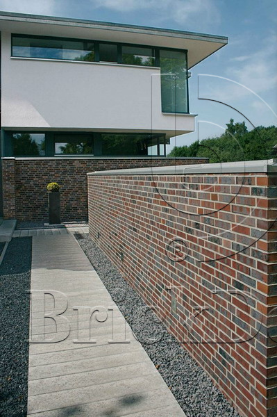 Кирпич облицовочный Клинкерный ABC 1876 Wittenburg Kohlebrand mit Sinterschmolz Wasserstrich 55NF 240*71*55 мм