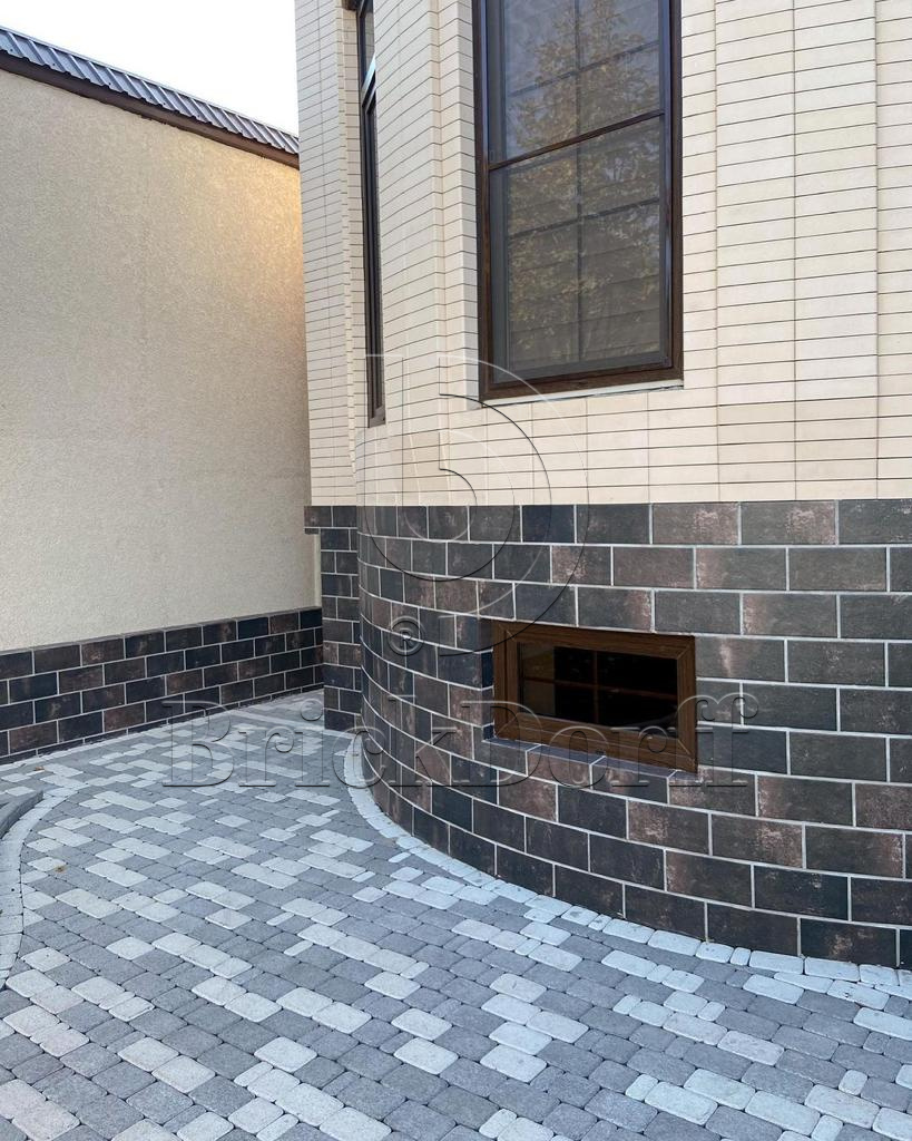 Клинкерная плитка Scandiano Brown 300X148х7 мм морозостойкая фасадная и цокольная плитка