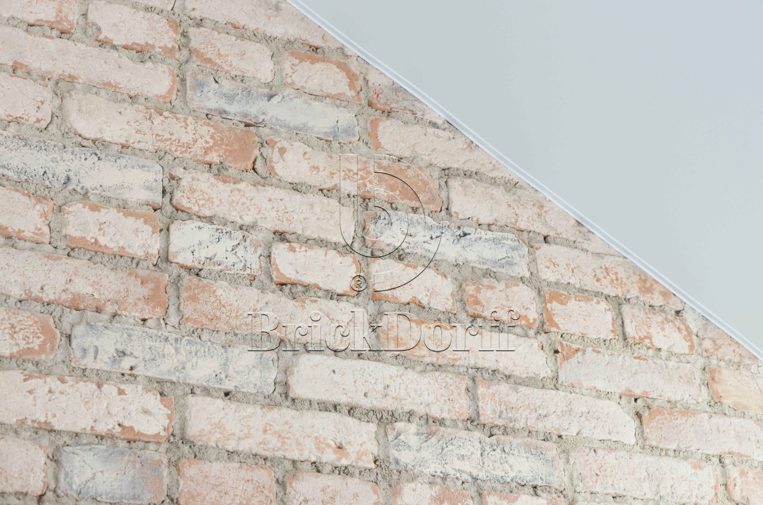 1.T Скандинавский кирпич 120-130*60-70*15 мм, декоративный камень для фасада и интерьера Petra