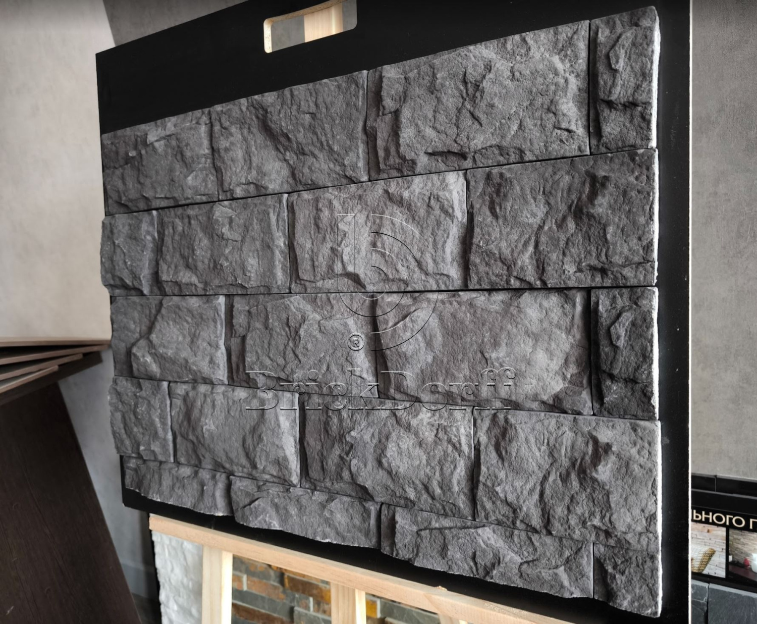 6-13 Афины 190*95*10-20 мм, декоративный камень для фасада и интерьера Petra