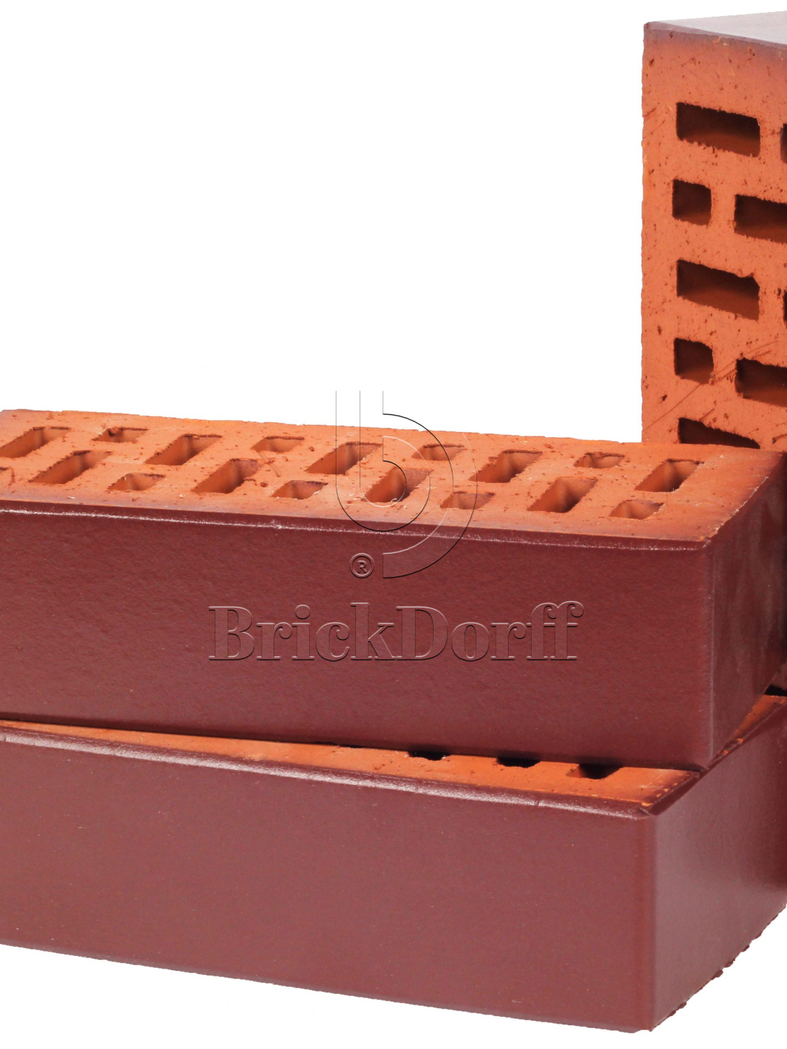 Lode ANDROMEDA гладкий, 250*120*65 мм, Печной Кирпич керамический пустотелый, красный бордо