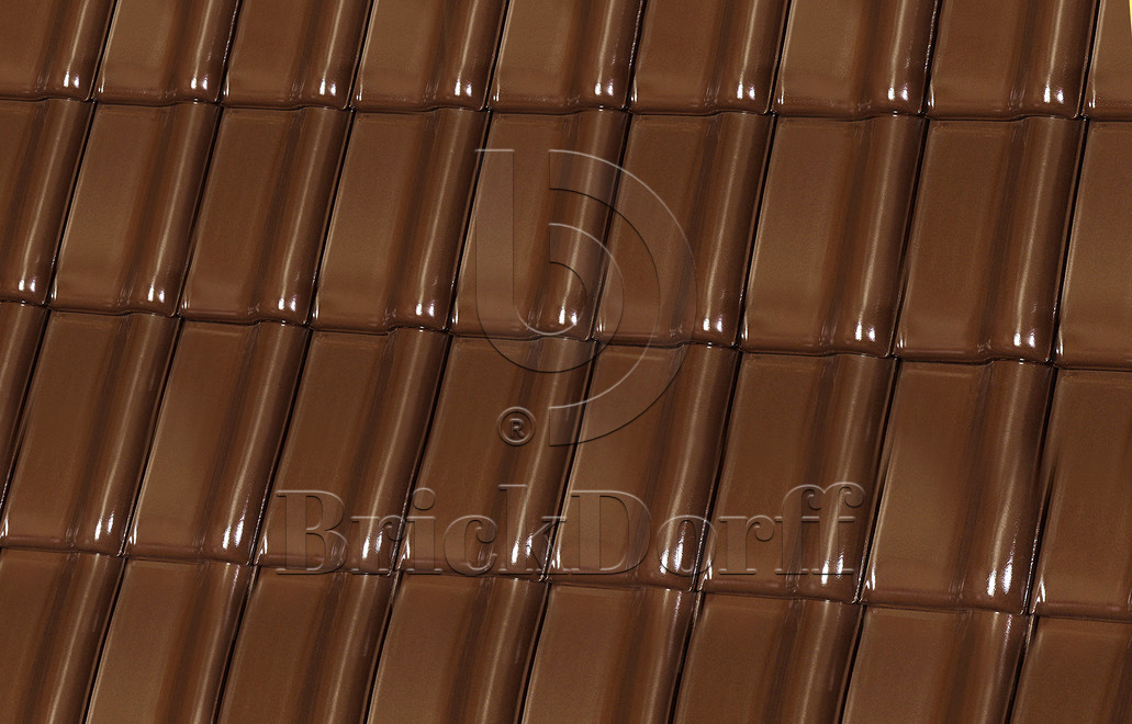 Керамическая черепица рядовая Roben MONZAplus мадуро глазурь