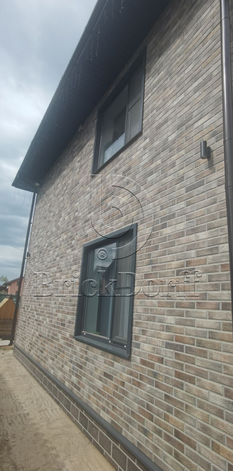 Loft Brick Pepper фасадная термопанель из пенополистирола ППС 100 мм с клинкерной плиткой