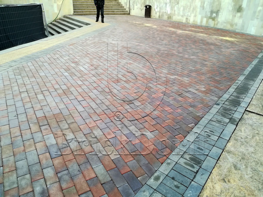 Тротуарная плитка клинкерная ABC Danzig (Данзиг), 200*100*20 м