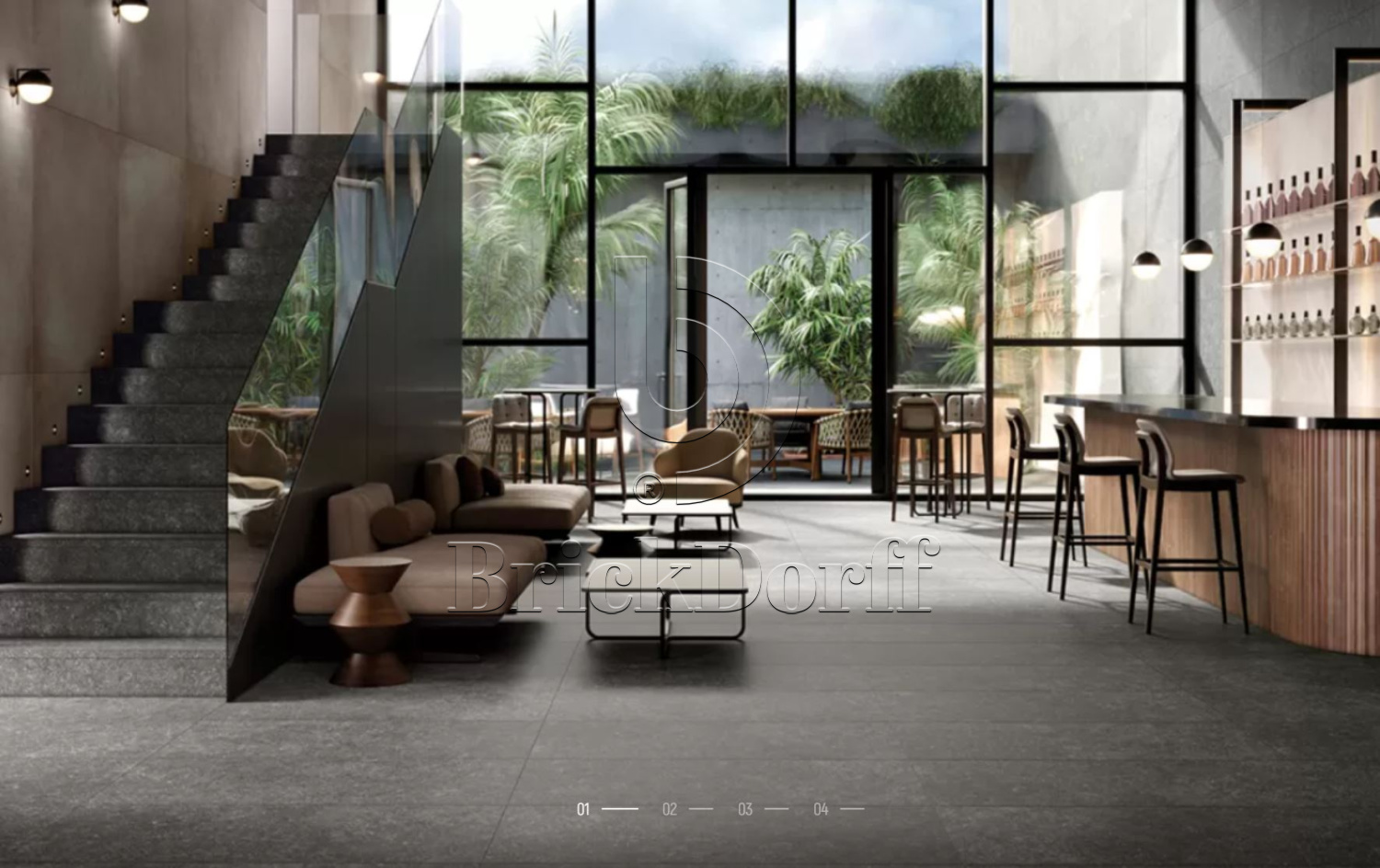 Ardenas ANTRACITA Exagres 330*330*10 мм, напольная клинкерная плитка противоскользящая