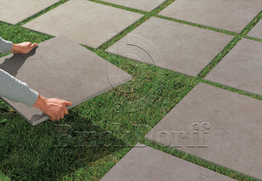 Плитка напольная уличная Cliff Beige Lastra 20mm 600х600х20мм