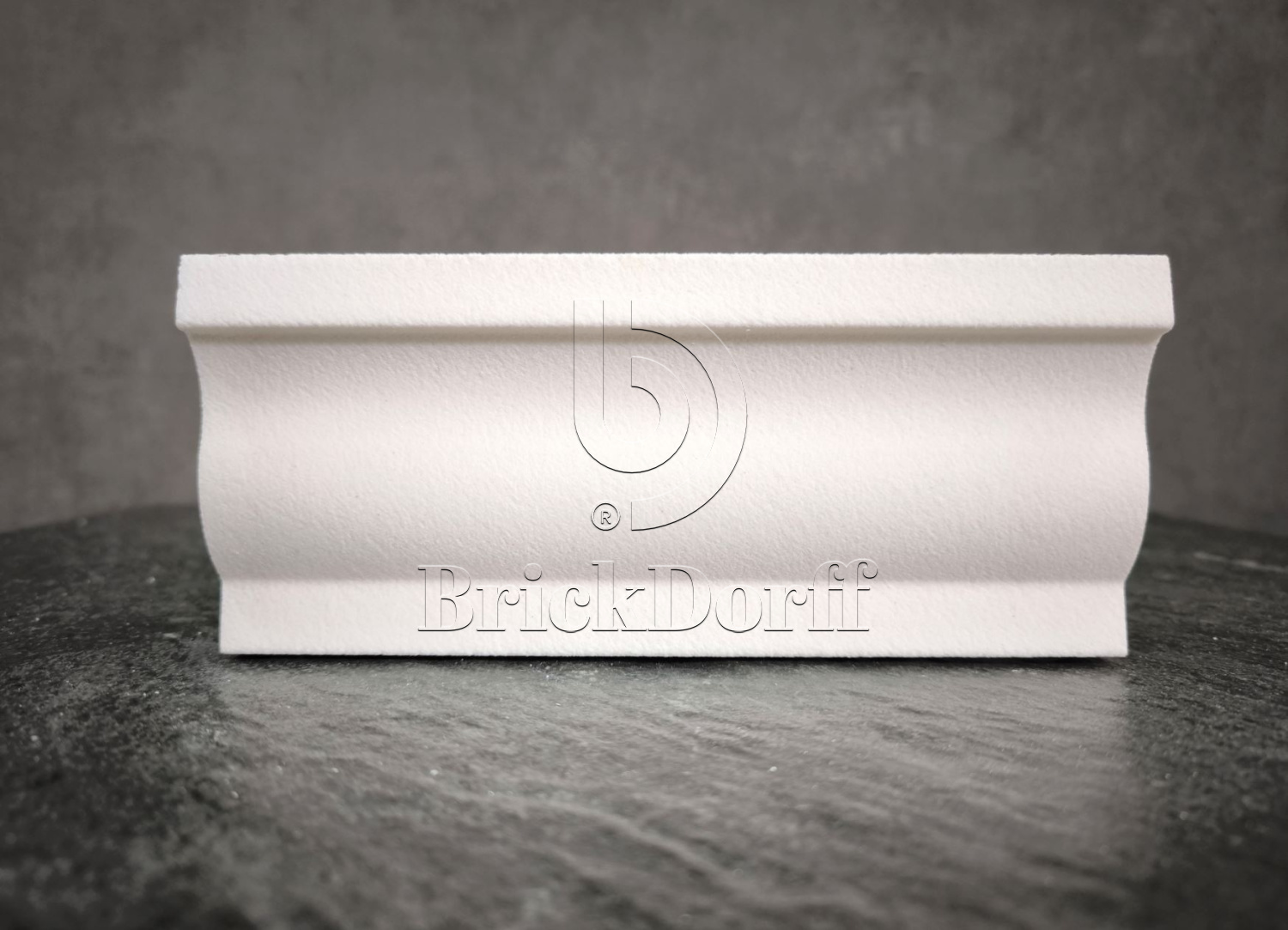 Молдинг для фасада - лепнина, декор из пенополистирола МВ-80/2 80*40*2000 мм