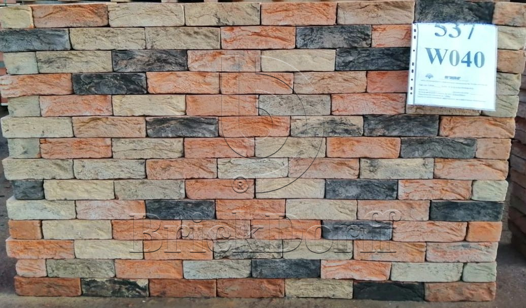 Донские Зори Шереметьево w040 215*102*65 мм, Полнотелый кирпич ручной формовки облицовочный для печей