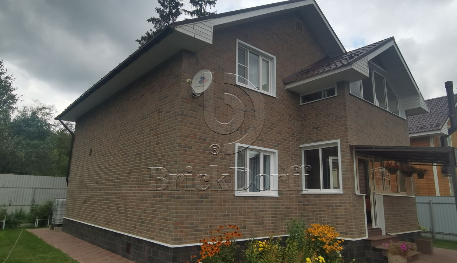 Retro Brick Cardamon фасадная термопанель из пенополистирола ППС 60 мм с клинкерной плиткой