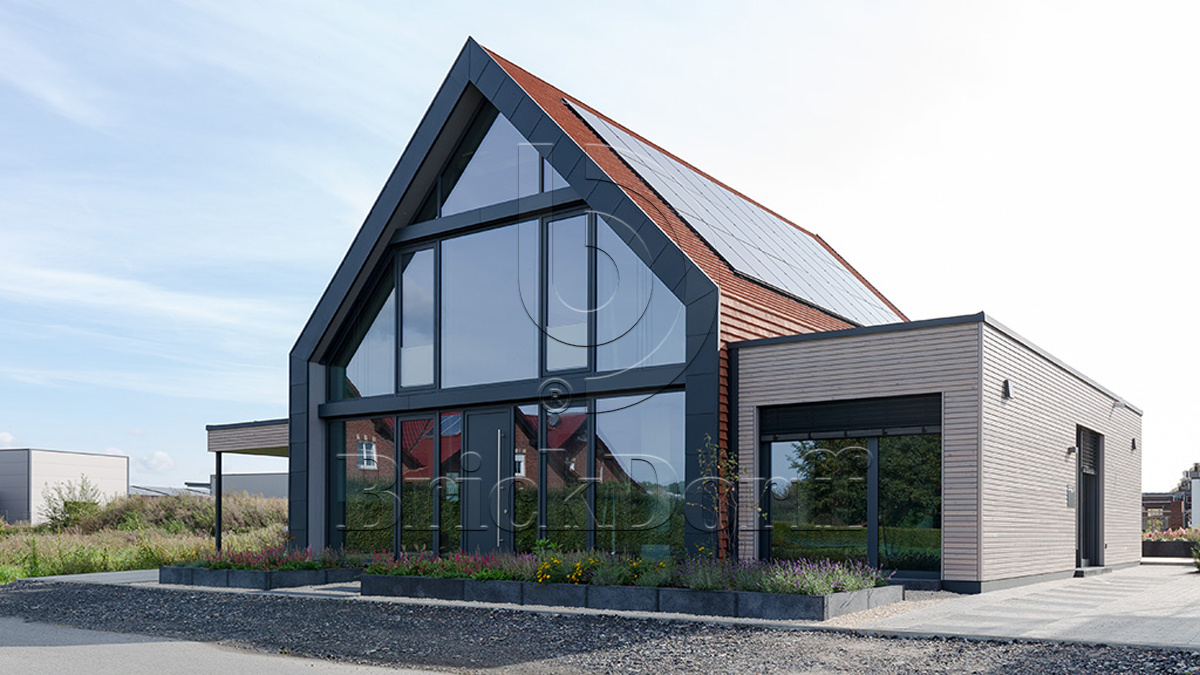 NORDIC 10 Rostrot 365x250x30x14, ABC Клинкерная плитка для навесного вент Фасада и Кровли